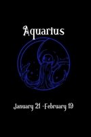 Aquarius Notebook: This simple lined notebook/journal is customized just for Capricorns! 1708160833 Book Cover