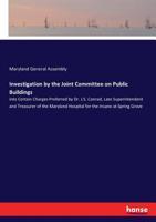 Investigation by the Joint Committee on Public Buildings 3337382665 Book Cover