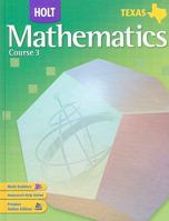 Holt Mathematics: Course 3 0030385423 Book Cover