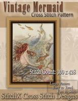 Vintage Mermaid Cross Stitch Pattern 1499742436 Book Cover