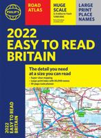 2022 Philip's Easy to Read Britain Road Atlas: (A4 Paperback) 184907562X Book Cover
