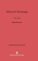 Motoori Norinaga 067418629X Book Cover