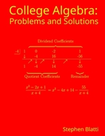 College Algebra: Problems and Solutions B0F42PJCGS Book Cover