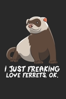 Frettchen Notizbuch: Frettchen Notizbuch für Liebhaber / Notizheft / Notizblock A5 (6x9in) Dotted Notebook / Punkteraster / 120 gepunktete Seiten (German Edition) 1671313186 Book Cover