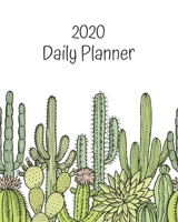 2020 Daily Planner: Cactus; January 1, 2020 - December 31, 2020; 8 x 10 1676294945 Book Cover