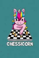 Chessicorn: Notebook for Chess Lover Journal For Chess Fan who favor chess Blank Lined Ruled 6x9 110 Pages Diary for Girls Gift for man 1709929839 Book Cover