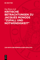 Kritische Betrachtungen Zu Jacques Monods "Zufall Und Notwendigkeit" 3112714989 Book Cover