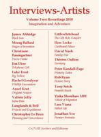 Interviews-Artists: v. 2: Recordings 2010 (CV/Visual Arts Research) 0956520200 Book Cover