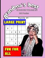 Grandma's Best EZ Sudoku: Volume 201 1072056518 Book Cover