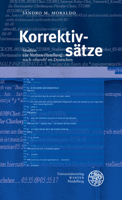 Korrektivsatze: Studien Zur Verbzweitstellung Nach 'Obwohl' Im Deutschen 3825347508 Book Cover