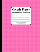 Graph Paper Composition Notebook: Pink Grid Paper Notebook, Quad Ruled, 100 Sheets (Large, 8.5 x 11) for Students, Artists, One Subject, Notebook, Diary Journal 1690674547 Book Cover