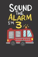Notebook 6x9 120 Pages: College Ruled 3rd Birthday Firefighter Fire Truck Party 1081850086 Book Cover