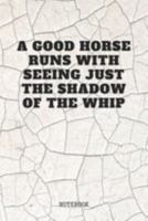 Notebook: Horseback Riding - Equestrian Riding Horse Coach Planner / Organizer / Lined Notebook (6" x 9") 1089527845 Book Cover