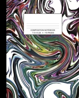 Composition Notebook: Marbled Wide Ruled One Subject 1089123019 Book Cover