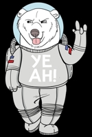 Kosmos Weltall Weltraum: Notizbuch DIN A5 Blanko 120 Seiten Astronaut Bär Tier Weißbär Apollo 11 Planet Mond Mars Rakete Geschenkidee & Weihnachten ... Notizheft Notizblock (German Edition) 1678939498 Book Cover