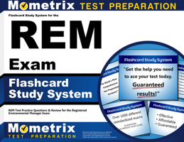Flashcard Study System for the REM Exam: REM Test Practice Questions & Review for the Registered Environmental Manager Exam (Cards) 161072822X Book Cover
