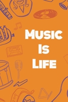 Music Notebook Blank Staff Paper: Standard Notebook for Musicians, Songwriting,Composition... 1653234504 Book Cover