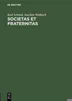 Societas et Fraternitas 3110065800 Book Cover