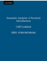 Semantic Analysis: A Practical Introduction 0198700164 Book Cover