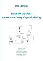 Back to Newton: Research: the theory of special relativity 9176994139 Book Cover