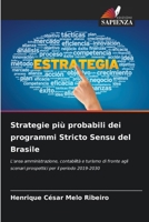 Strategie più probabili dei programmi Stricto Sensu del Brasile 6207391454 Book Cover