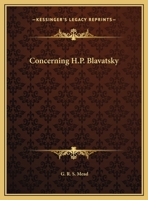 Concerning H.P. Blavatsky 1564592529 Book Cover