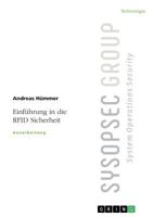 Einführung in Die Rfid Sicherheit (German Edition) 366892015X Book Cover