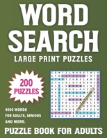 Large Print Word Search For Adults: 200 Large Print Word Search Puzzles for Adults Volume 10 B09SVC856P Book Cover
