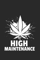 Marihuana Weed Notizbuch: Marihuana Weed Notizbuch f�r Liebhaber / Notizheft / Notizblock A5 (6x9in) Dotted Notebook / Punkteraster / 120 gepunktete Seiten 1679146254 Book Cover