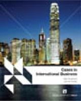 Cases in International Business: Strategies for Internationalisation 0734610777 Book Cover