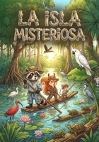 La isla misteriosa: Las increíbles aventuras de tres amigos (Die Abenteuer von Waschbär, Eichhörnchen und Maus) (Spanish Edition) B0GPW2386N Book Cover