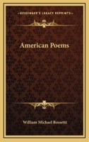 American Poems 1346258031 Book Cover