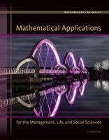 Mathematical Applications for the Management, Life and Social Sciences 0669278823 Book Cover