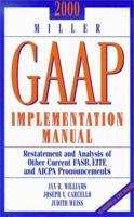 2001 Miller GAAP Implementation Manual 0156070189 Book Cover