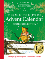 Winnie-the-Pooh: Advent Calendar: Official NEW Christmas Advent Gift Including Original Illustrated Pooh Story Books and Poetry 0008829179 Book Cover
