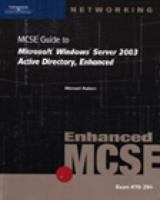70-294: MCSE Guide to Microsoft Windows Server 2003 Active Directory 1423902920 Book Cover