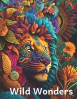 Wild Wonders: Explore the Majestic Beauty of Fierce Beasts Through coloring pages Illustrations B0BRLX6GWM Book Cover