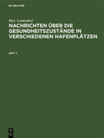 Nachrichten über die Gesundheitszustände in verschiedenen Hafenplätzen 3112680650 Book Cover
