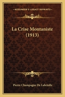 La Crise Montaniste B0BP89VRKM Book Cover