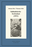 Sabbahtische Seelenlust (1651): Kritische Ausgabe Und Kommentar. Kritische Edition Des Notentextes 3110569779 Book Cover