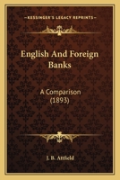 English and Foreign Banks: A Comparison 1120191815 Book Cover