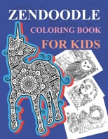 Zendoodle Coloring Book For Kids: Coloring Book For Men: Zendoodle Ocean Designs B0BHC1TJLQ Book Cover