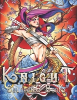 KNIGHT Coloring Book: Fantasy for Adults Big Pictures Very Detailed 8.5 x 11 inches B08JJXHJFC Book Cover