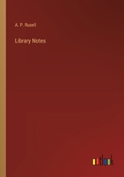 Library Notes 3385239605 Book Cover