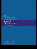 The International Handbook of School Effectiveness Research 0750706074 Book Cover