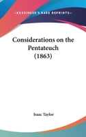 Considerations On The Pentateuch 1164611240 Book Cover