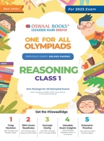 Oswaal One For All Olympiad Previous Years' Solved Papers, Class-1 Reasoning Book 9354233252 Book Cover