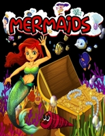 Mermaid Colouring Books For Girls 8-10: 71 Hand Drawn 8.5X11 Size Large Full Page Little Mermaid Colouring Drawing Collection for Kids Children Toddler Boys Girls 1677238046 Book Cover