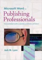 Microsoft Word for Publishing Professionals 143410236X Book Cover