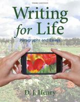 Writing for Life: Paragraphs and Essays 0205668712 Book Cover